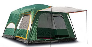 Activa Luxury Garden - Tienda de campaña para exteriores para 4-6 personas y 3 estaciones, impermeable, tamaño pequeño, fácil de montar, muy espaciosa para camping