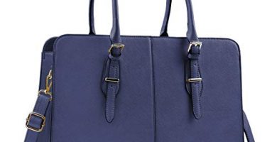 Bolso Mujer Impermeable Bolsos Bandolera Grande Bolso Ordenador 15.6 Pulgadas Gran Capacidad Bolsa Tote Shopper Azul