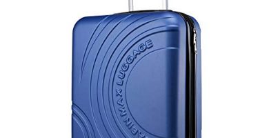 Cabin Max Velocity - Maleta para Equipaje de Cabina Ligera | Trolley de ABS con Ruedas de 55 x 40 x 20 cm Extensible a 55 x 40 x 25 cm Aprobado para Vuelo en Ryanair, EasyJet, BA (Azul Medianoche)
