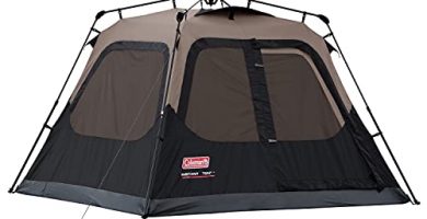 Coleman Tienda de campaña Colema con instalación instantánea, Unisex, marrón y Negro, 4-Person