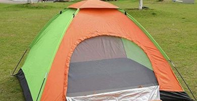 DED Tienda De Campaña para 2 Personas Impermeable Acampad Camping Carpa Multicolor
