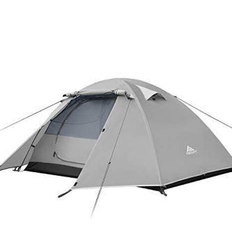 Forceatt Tienda De Campaña 2 Personas, con 100% A Prueba De UV/Viento/Impermeable, Tienda de Techo de Doble Capa Portátil Ultraligera, para Trekking, Camping, Playa, Aventura Etc