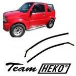 J&J AUTOMOTIVE Team Heko - Deflectores de Viento para Suzuki JIMNY 1998-2018 (2 Unidades)