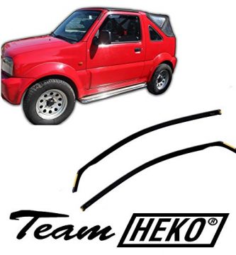 J&J AUTOMOTIVE Team Heko - Deflectores de Viento para Suzuki JIMNY 1998-2018 (2 Unidades)