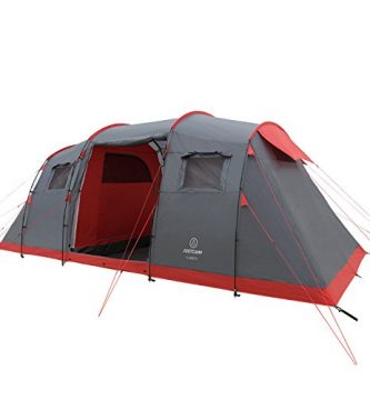 Justcamp Lake 6 Tienda de campaña familiar 6 Personas (560 x 230 x 200 cm)