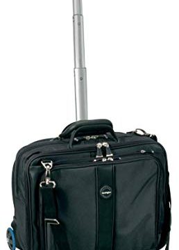 KENSINGTON 62348 - Maletín Contour Roller 17", Negro, 49 cm