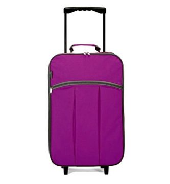 Maleta cabina plegable especial "low cost" (Morado)