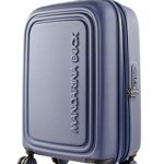 Mandarina Duck - LOGODUCK + Trolley Cabin EXP / Estate Blue, Luggage- Suitcase Unisex, Estate Blue, 55x35x23cm - P10SZV3419R