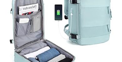 mochila de viaje para mujer, hombre mochila de transporte, mochila de senderismo, mochila impermeable para deporte al aire libre, mochila informal para la escuela, bolsa para computadora portátil