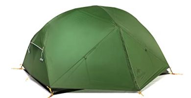 Naturehike Mongar Tienda de campaña de mochilero Ligero 2 Personas para el Excursionismo, el Senderismo y el Camping (210T Bosque Verde)