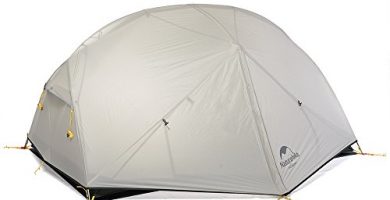 Naturehike Mongar Tienda de campaña de mochilero Ligero 2 Personas para el Excursionismo, el Senderismo y el Camping (Gris)