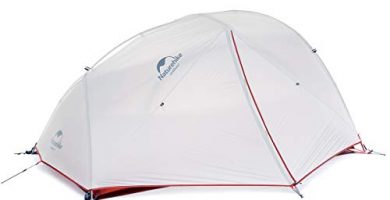Naturehike Star-River Tienda de Campaña 20D Silicona tela Ultraligero 2 Persona 4 Estaciones(20D Gris )