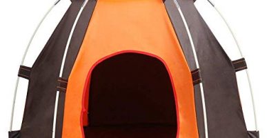 Pet Tents Portable Folding Anti-ultraviolet Rainproof Waterproof Durable Dogs Cats Bed House for Summer Indoor Outdoor Travel Camping
