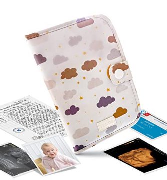 Portadocumentos bebé-Porta documentos bebe como organizador de tarjetas o cartillas médicas y cosas para bebes-Carpeta de bebe ideal como regalos originales para bebes recien nacidos