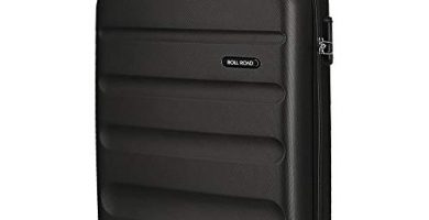 ROLL ROAD Flex, Maleta De Cabina Rígida 55cm Adultos Unisex, Negro, 38x55x20 Cms