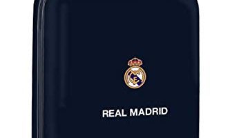 safta 612034851 Trolley Cabina 20", Maleta Real Madrid CF, Azul Marino