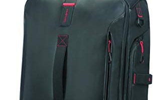 Samsonite Paradiver Light Bolsa de Viaje con Ruedas, S (55Cm-51 L), Negro