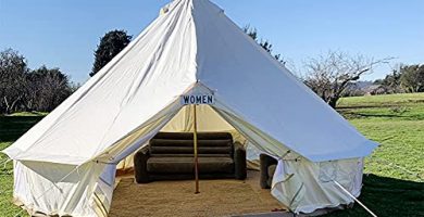 Tienda Impermeable al Aire Libre 3M 4M 5M 6M Oxford Bell Tent Glamping Yurt Tiendas de Campaña para Acampar y Festivales. (4M Oxford Bell Tiendas de Campaña)