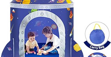 Tienda para Niños, Tiendas de Juego Tiendas de Castillo Portable Playhouse Casa de Juegos para Interiores y Exteriores Tienda de Campaña Infantil con Bolsa de Transporte Regalo para Niños Chico Niña
