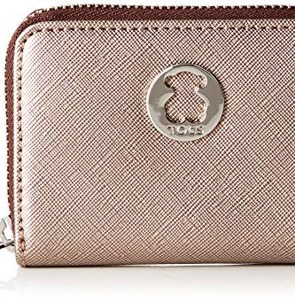 Tous Dubai Saffiano - Monedero para Mujer, Multicolor (Bronce Topo 695930007), 10 x 8 x 2.5 cm